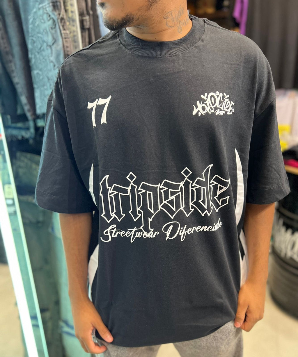 Camiseta Tripside “77” - Preta