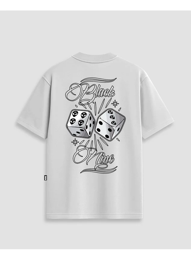 Camiseta Oversized Streetwear Game Black Nine - Preta