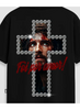 Camiseta Oversized Streetwear Foi Por Amor - Preta