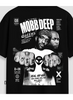 Camiseta Oversized Streetwear Mobb Deep Queens - Preta