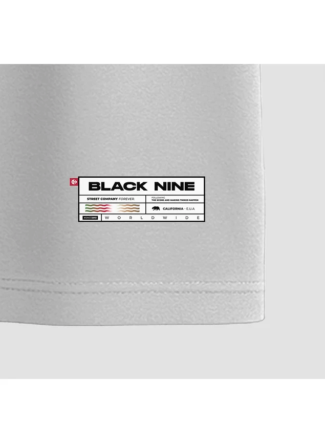 Camiseta Oversized Streetwear Game Black Nine - Preta