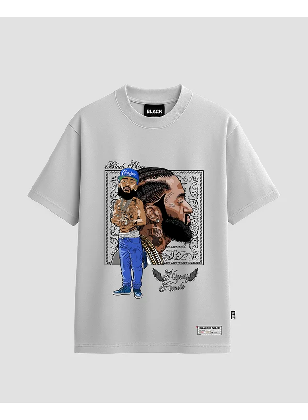 Camiseta Oversized Streetwear Streetwear Nipsey Hussle