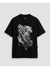 Camiseta Oversized Streetwear Blessed Orai - Preta