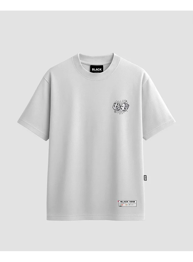 Camiseta Oversized Streetwear Game Black Nine - Preta