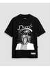 Camiseta Oversized Streetwear Oficial Dicró Mesquita - Preta