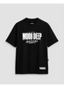 Camiseta Oversized Streetwear Mobb Deep Queens - Preta