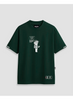 Camiseta Oversized Streetwear Oficial Bezerra Sequestraram Minha Sogra - Verde Arruda Mar