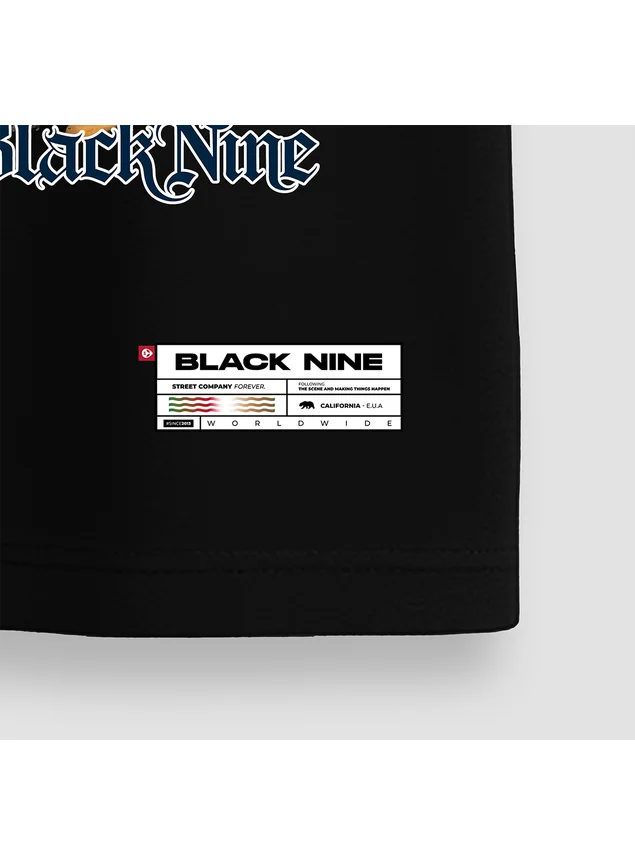 Camiseta Oversized Streetwear Bad - Preta