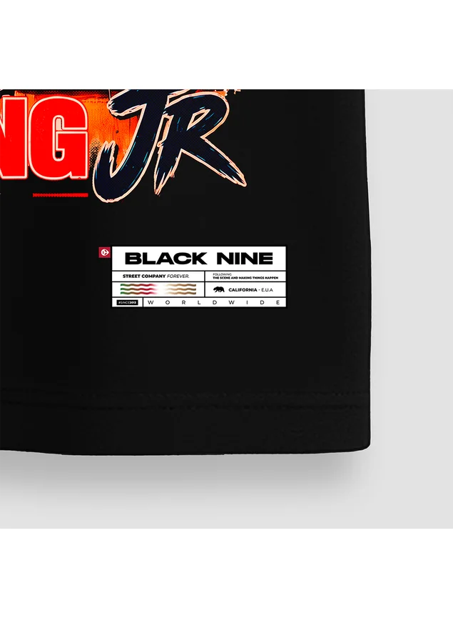 Camiseta Oversized Streetwear Martin Luther King Jr Legacy - Preta