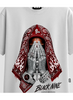 Camiseta Oversized Streetwear Hustler B9 - Branca