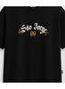 Camiseta Oversized Streetwear São Jorge Guerreiro Brasil - Preta